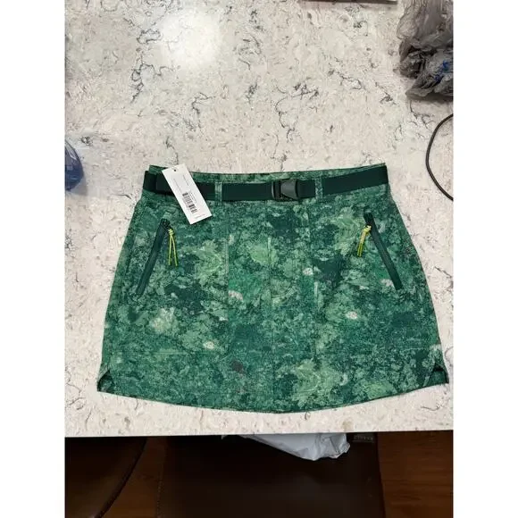 Outdoor Voices Green Smoke Marble Rectrek Skirt Size S NWT - Picture 4 of 8